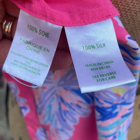 Lilly Pulitzer Iona silk top - Picture 10 of 11